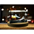 thumbnail image 1 of Gemini Zodiac Sign 3D Engraved Crystal Keepsake Gift, 1 of 8