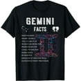 thumbnail image 1 of Gemini Zodiac Sign & Facts Astrology T May June Birthday T-Shirt, 1 of 4