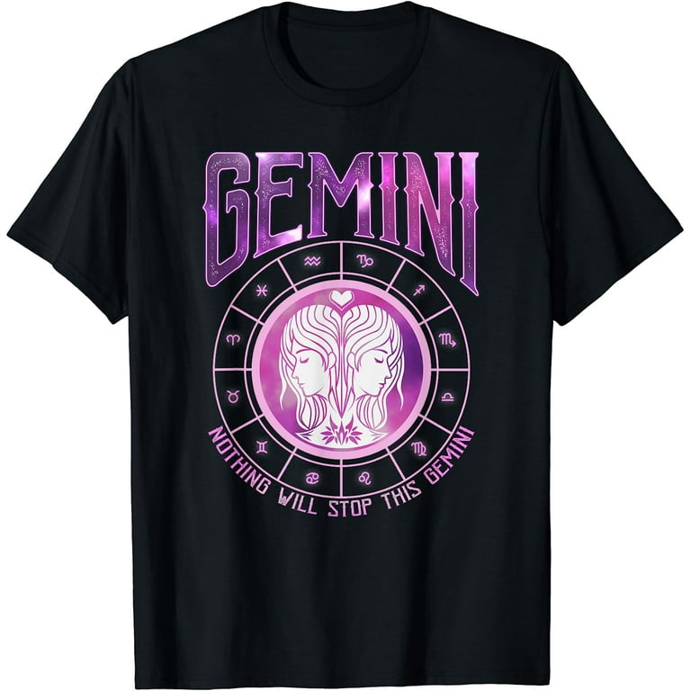 Gemini T-Shirt Funny Vintage Style Gemini Zodiac T-Shirt Gemini T-Shirt Funny Vintage Style Gemini Zodiac T-Shirt
