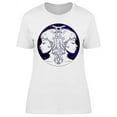 thumbnail image 1 of Gemini Zodiac Sign Girl Face  T-Shirt Women -Image by Shutterstock, Female Large, 1 of 2
