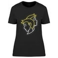 thumbnail image 1 of Gemini Zodiac Sign Neon  T-Shirt Women -Image by Shutterstock, Female 3X-Large, 1 of 2