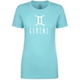 thumbnail image 1 of Gemini Zodiac Sign Womens crewneck tee, 1 of 1