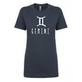 thumbnail image 1 of Gemini Zodiac Sign Womens crewneck tee, 1 of 1