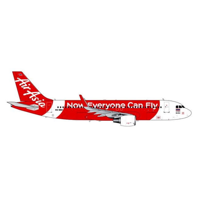 Gemini200 1-200 G2AIQ641 Thai Airasia Airbus A320-200SL HS-BBH,