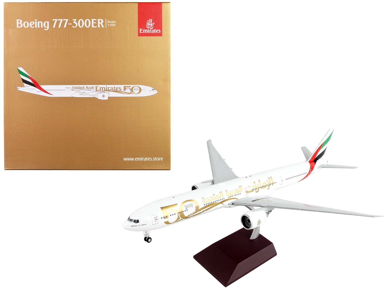 Gemini200 ボーイング777-300ER エミレーツ航空 1/200 Gemini200 1-200 G2UAE1055 Emirates 777-300ER 50th Anniversary