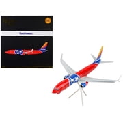 Boeing 737-800 Commercial Aircraft with Flaps Down "Southwest Airlines - Tennessee One" Tennessee Flag Livery "Gemini 200" Series 1 200 Diecast Model Airplane by GeminiJets