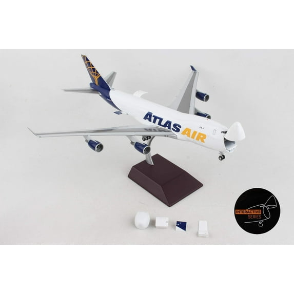 Gemini200 G2GTI931 1-200 Scale Registration No.N492MC Interactive Atlas 747-400ERF Model Aircraft Toy