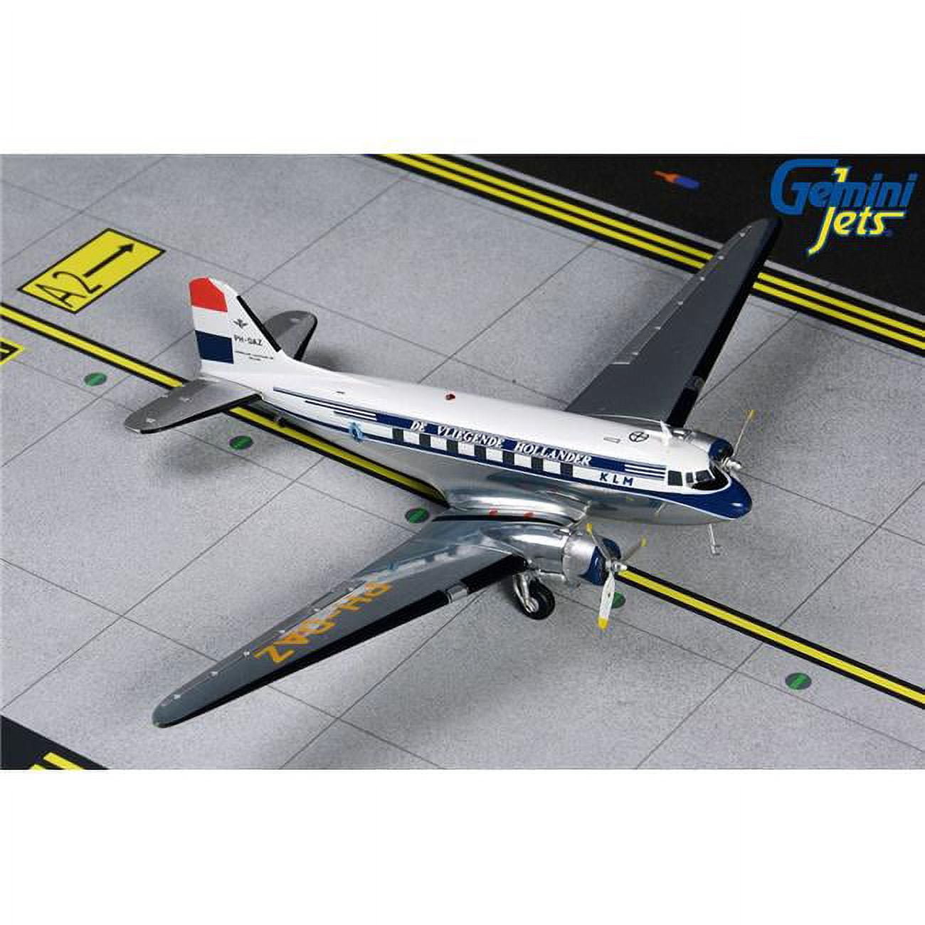 希少 100周年記念 KLM Douglas DC-3 1:200スケールモデル Gemini200 G2KLM843 KLM Douglas DC-3 1-200 Reg PH-DAZ 1950 Livery