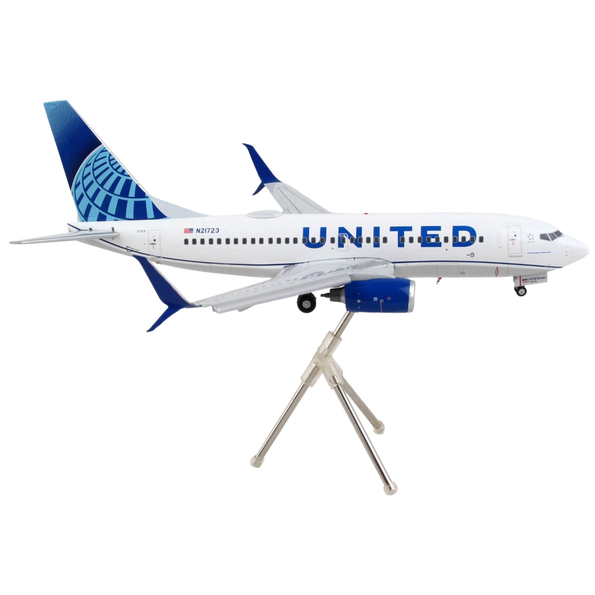 Gemini200 G2UAL1014F 1-200 Scale Registration No.N21723 Flaps Down