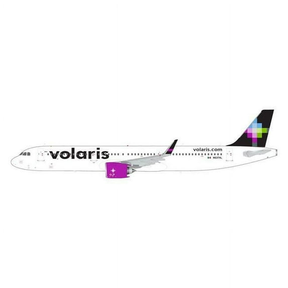 Gemini200 G2VOI873 Volaris Airbus A321neo N537VL New Livery Purple Engines Scale 1-200 Die-Cast Model Airplane Toys