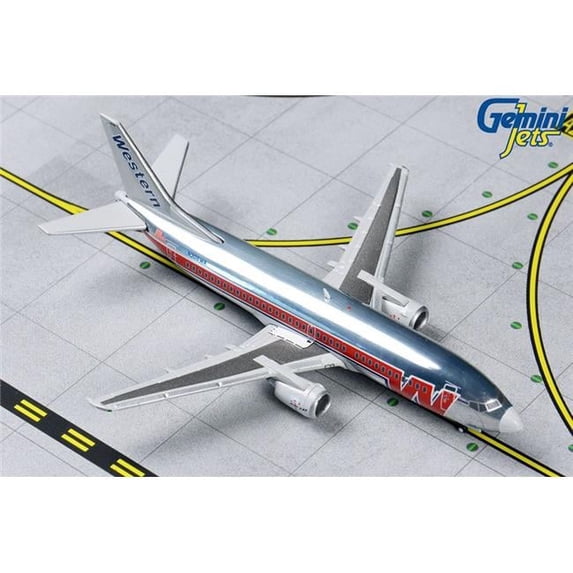 GeminiJets GJ1202 1 by 400 Scale Western 737-300 Registration No.N306WA Final Livery Model Airplane