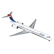 McDonnell Douglas MD-90 Commercial Aircraft Air Lines N910DN White with Blue and Red Tail 1/400 Diecast Model Airplane by GeminiJets