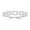 thumbnail image 1 of Gemistry 14K White Gold 0.2 Ct Round Diamond Link Ring(GH Color, SI1 Clarity), 1 of 5