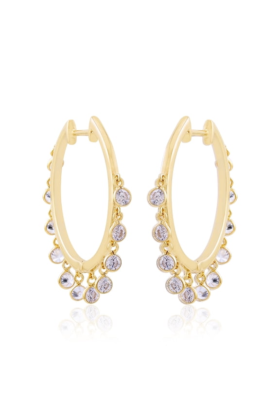 Galaxy Drop Cubic Zircon Earrings