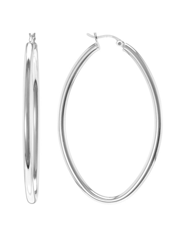 Judy Crowell Jewelry Sterling Silver Hoop Earrings