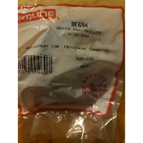 Gemline DE694 Dryer Drum Roller (Replaces 5308057416)