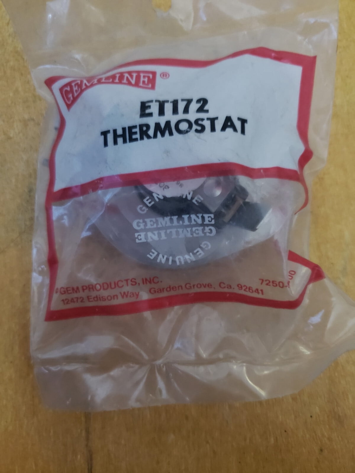 Gemline Dryer Thermostat ET172