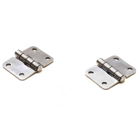 Gemlux Boat Butt Hatch Hinges 1677 | Stainless 2 Inch (Pair)