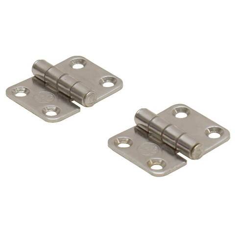 Gemlux Boat Hatch Hinge | Stainless Steel 1 7/8 x 1 1/2 Inch (Pair)