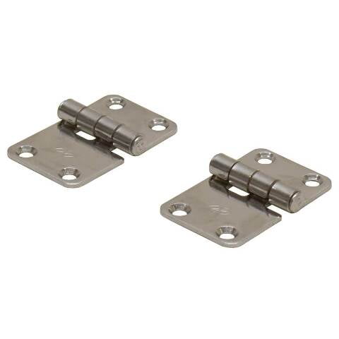 Gem Lux Boat Hinges | 2 3/8 x 1 5/8 Inch Stainless (Pair)
