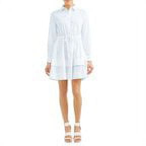 Gemma Belted Shirt Dress Women's (Pale Blue)