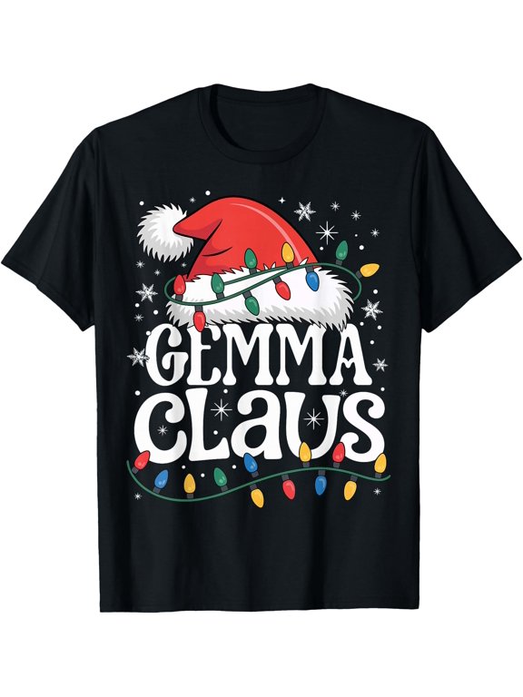 Gemma Claus Xmas Christmas Grandma T T-Shirt