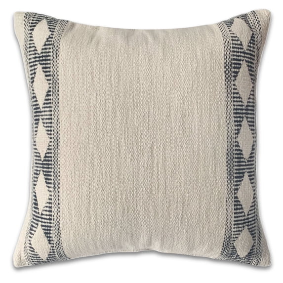 PILLOWPIA Gemma Square Cotton Pillow Cover, 20" x 20", Double-Sided Pattern, Decorative Throw Pillow Case
