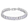 thumbnail image 1 of Gemma Emerald Cut Cz Tennis Bracelet Womens Ginger Lyne Collection, 1 of 5