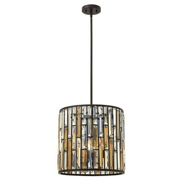 Gemma-Three Light Foyer-16 Inches Wide By 15.75 Inches Tall-Vintage Bronze Finish Fredrick Ramond Lighting Fr33734vbz