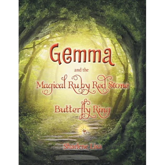 Gemma and the Magical Ruby Red Stone Butterfly Ring