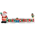 thumbnail image 1 of Gemmy 12 ft. Christmas Airblown Inflatable Merry Christmas Sign Scene, 1 of 2