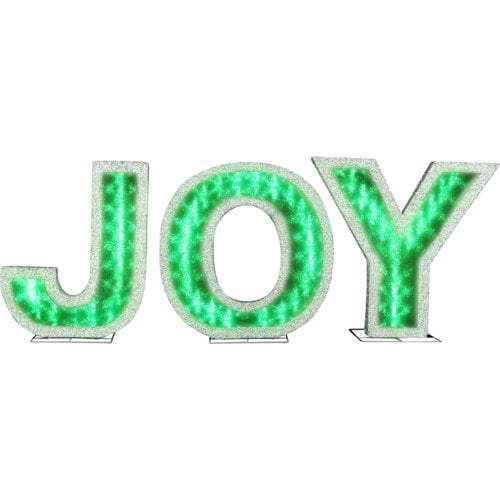 Gemmy Industries Lights Shadow Box ''JOY'' Letters