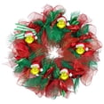thumbnail image 1 of Gemmy 22 in EmoteGlow Dr. Seuss The Grinch Musical & Lighted Wreath  - Red, 1 of 3