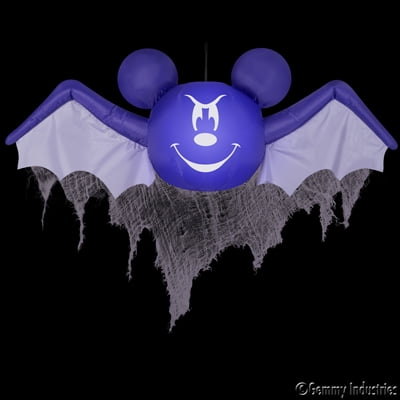 Gemmy 4 1/2 Airblown Inflatable Disney Hanging Mickey Mouse as Bat
