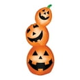 thumbnail image 1 of Gemmy Industries Lighted Inflatable Pumpkin Stack Halloween Decoration Orange 29-7/8 W, 1 of 2