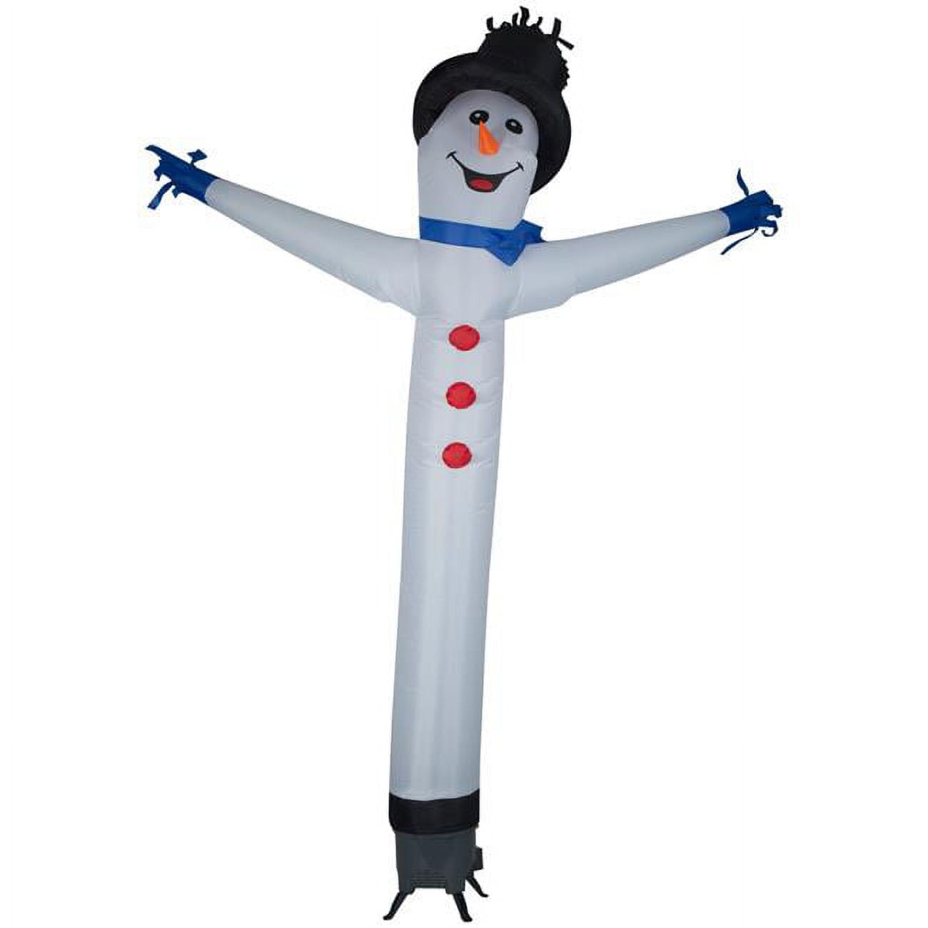 Gemmy 9070602 144 in. Jolly Jiggler Snowman Inflatable, White Wire