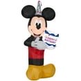 thumbnail image 1 of Gemmy Airblown Inflatable Birthday Party Mickey Mouse with Cake, 3.5 ft Tall, Black, 1 of 5
