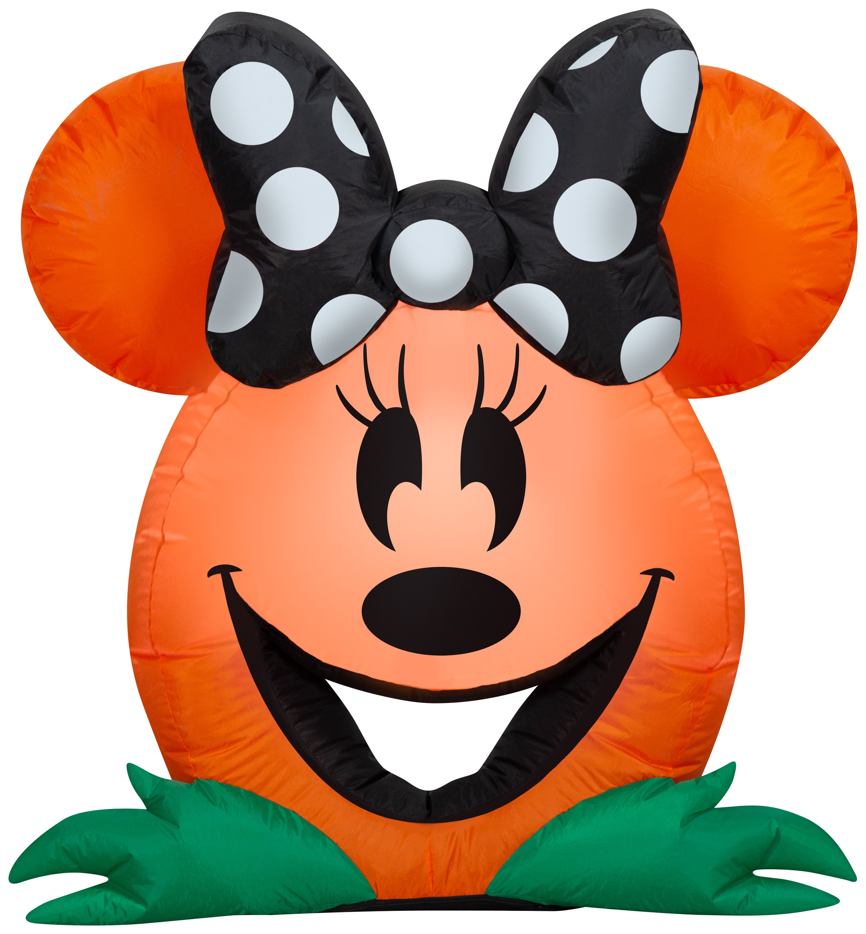 Gemmy Airblown Inflatable Cutie Minnie Mouse Disney, 3 ft Tall, Orange