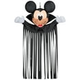thumbnail image 1 of Gemmy Airblown Inflatable Door Hanger Mickey Head w/Streamers, 6.5 ft Tall, Black, 1 of 2