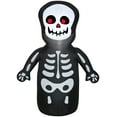 thumbnail image 1 of Gemmy Airblown Inflatable Happy Skeleton, 3.5 ft Tall, Multicolored, 1 of 4
