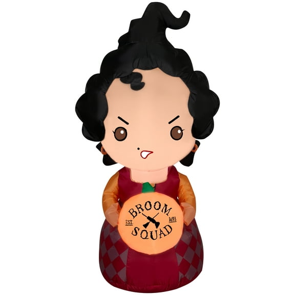 42" Airblown Inflatable Hocus Pocus Mary Halloween Yard Decoration