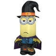 thumbnail image 1 of Gemmy Airblown Inflatable Kevin as Witch Universal, 3.5 ft Tall, Multicolored, 1 of 4