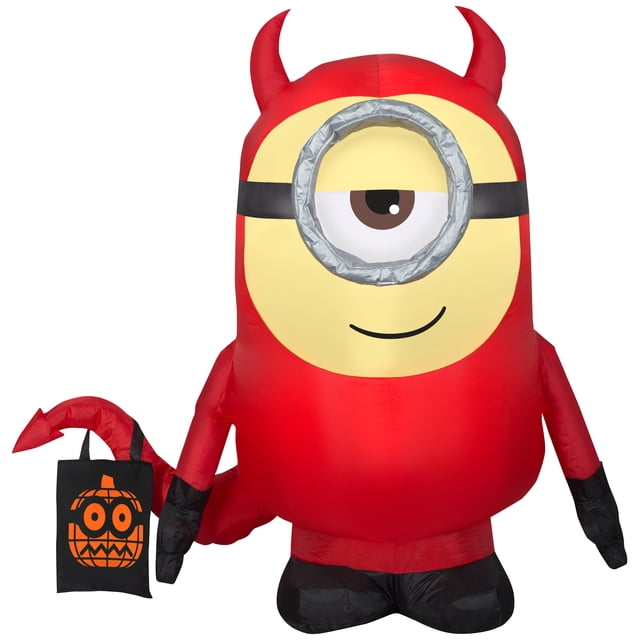 Gemmy Halloween Outdoor Blow Up - Airblown Inflatable Minion Stuart in ...