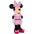 thumbnail image 1 of Gemmy Airblown Inflatable Minnie w/Party Hat Disney, 4 ft Tall, Pink, 1 of 4
