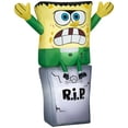 thumbnail image 1 of Gemmy Airblown Inflatable SpongeBob as Monster on Tombstone Nick, 3 ft Tall, Multi, 1 of 1