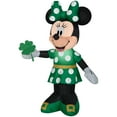 thumbnail image 1 of Gemmy  Airblown Inflatable St. Patrick's Day Minnie Mouse, 3.5 ft Tall, green - 42.13x17.72x28.35, 1 of 5