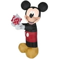 thumbnail image 1 of Gemmy Airblown Inflatable Valentine Mickey Mouse, 3.5 ft Tall, Black, 1 of 3