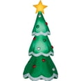thumbnail image 1 of Gemmy Airdorable Christmas Airblown Inflatable Christmas Decor Tree, Tall, green, 1 of 2