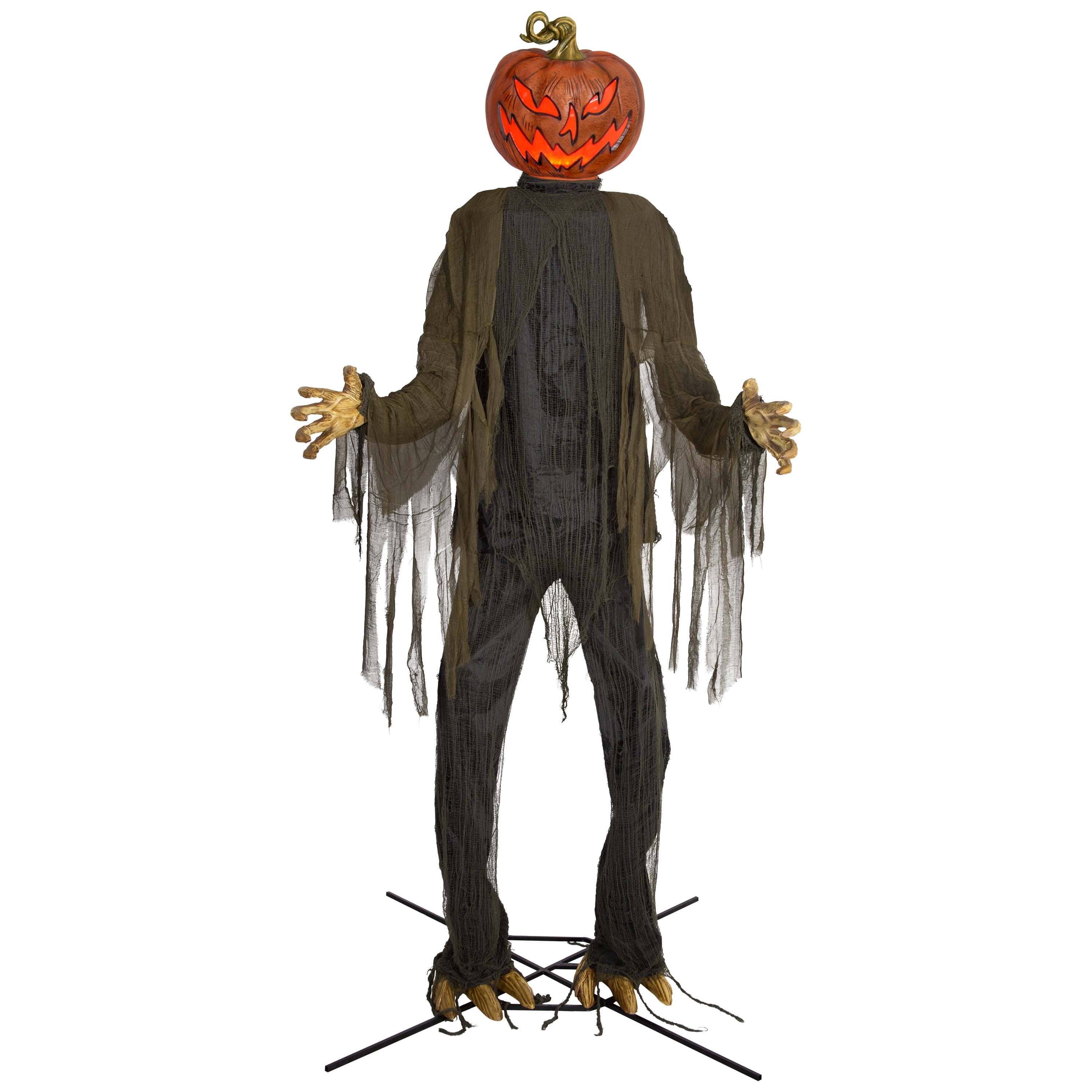 Gemmy Animated Giant Posable Pumpkin Ghoul - 12 ft - Walmart.com