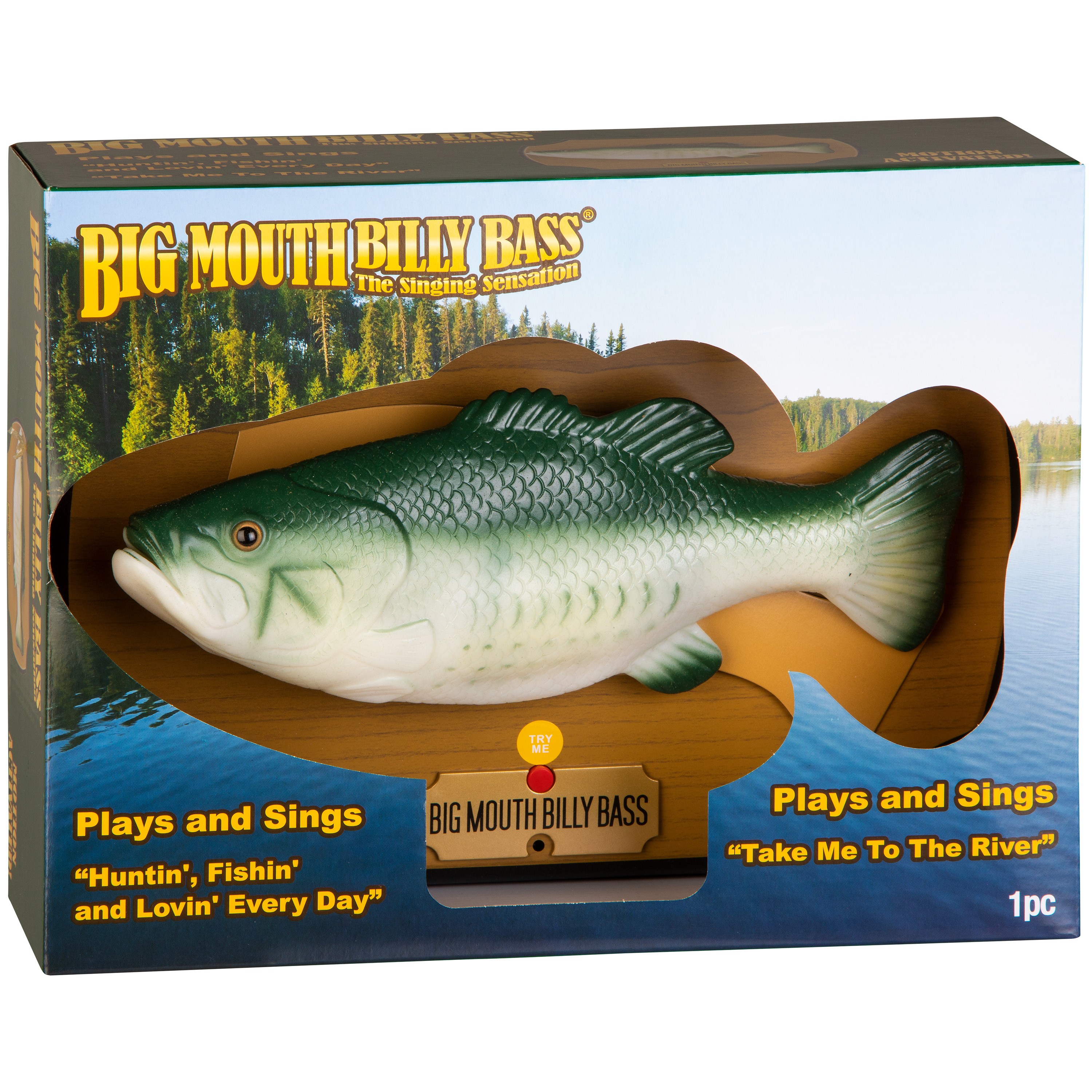 Gemmy Big Mouth Billy Bass The Singing Sensation - image 1 of 8